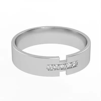 Diamond Wedding Ring///Gold wedding ring//CVD diamond//Gift for woman/Comfort Fit///WR5