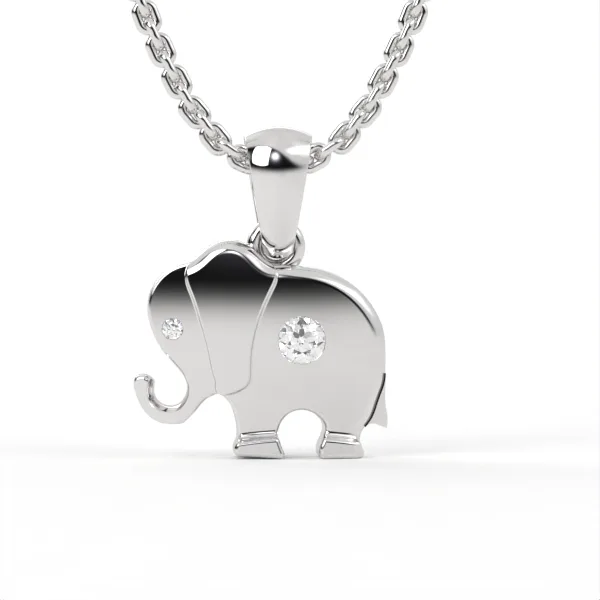 Gold pendant // Diamond pendant // Natural or CVD diamond // Gift for her // DP36 · 2