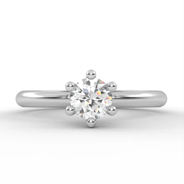 Engagement Ring // Diamond Band // Wedding Ring // White Gold // Rose gold // ER4 · 3