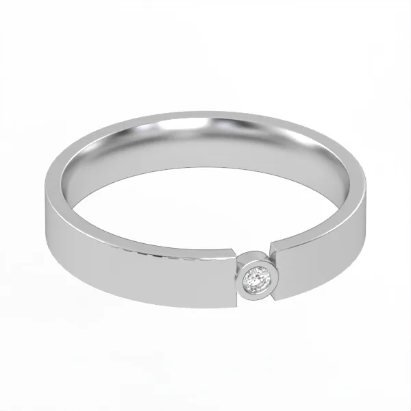 Diamond Wedding Ring///Gold wedding ring//CVD diamond//Gift for woman/Comfort Fit///WR7 · 2