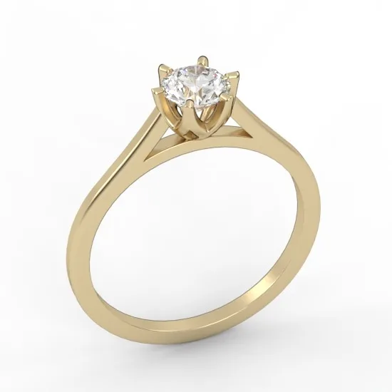 Engagement Ring // Diamond Band // Wedding Ring // White Gold // Rose gold // ER9 · 6