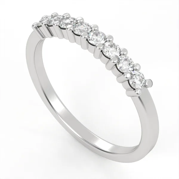 Diamond ring// gold ring//Band with lab or natural diamond// for women//DR13 · 1