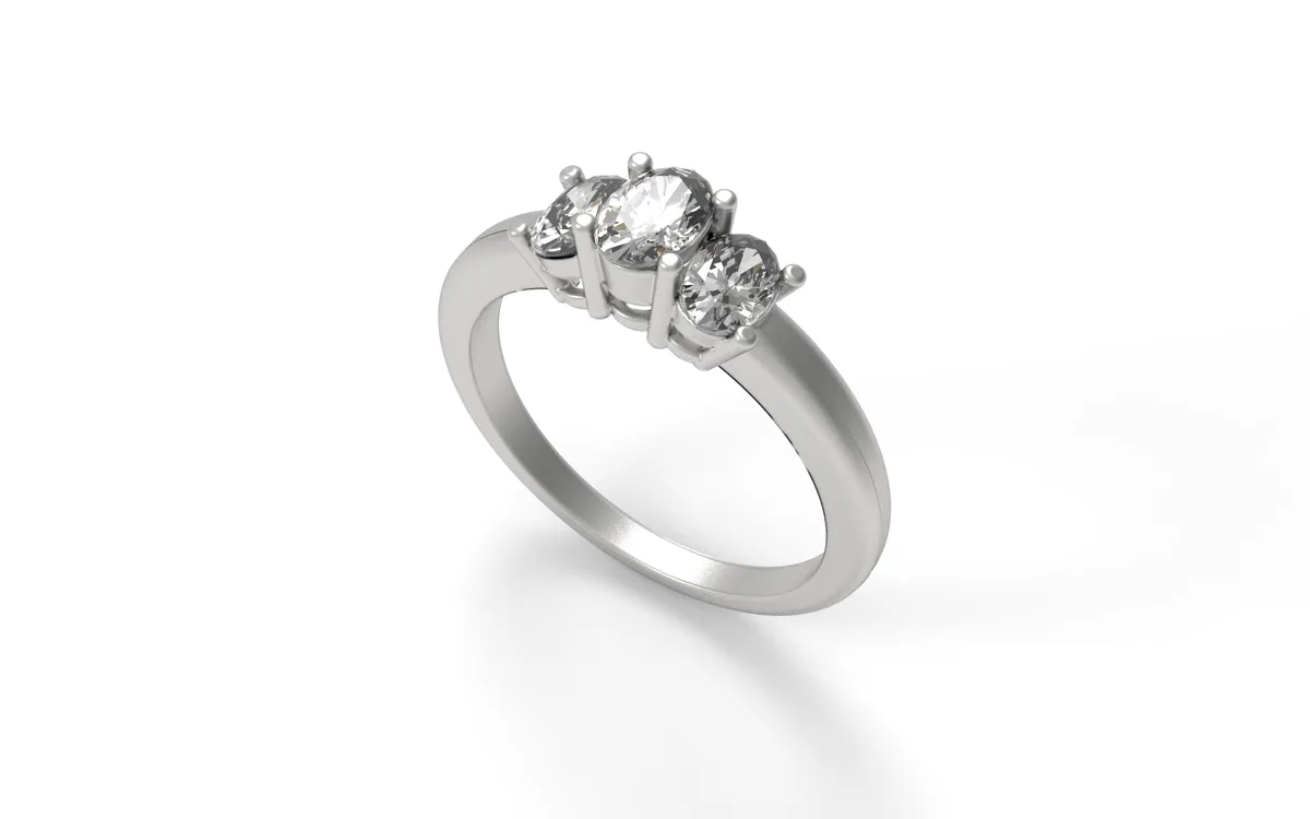 Diamonds ring// Gold ring// natural giamond// CVD diamond// engagrment band//DR24 · 1