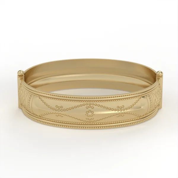 Rigid Gold Fine Jewelry Bracelet Model BR4 · 1