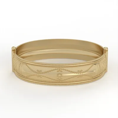 Rigid Gold Fine Jewelry Bracelet Model BR4