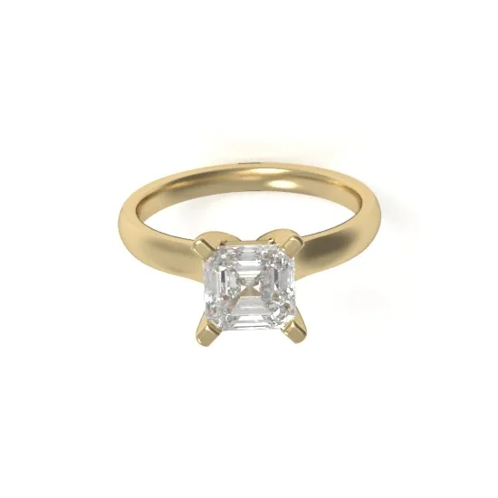 Diamond ring // Engagement ring // Gift for women // CVD diamond // For women // ER14 · 4