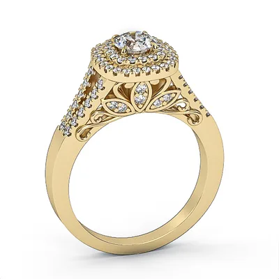 Diamond ring// Engagement Ring//ring with diamonds//natural diamond ring,Model ER15