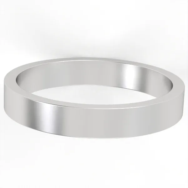 Gold ring // Wedding Ring // White gold // Roz gold // For men // For women // Model WR49 · 3