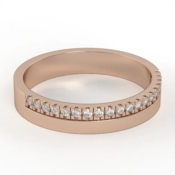Diamond Wedding Ring // Gold wedding ring // CVD diamond // Gift for woman // Set rings // WR9 · 2