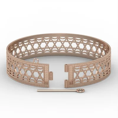 Gold bracelet///gift for men// gift for women//hard bracelet// model BR5