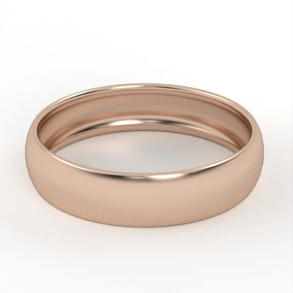 Gold Ring // Wedding Ring // White gold // Roz gold // For men // For women // Model WR14 · 1
