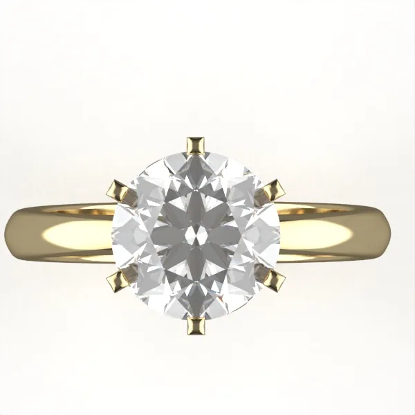 Engagement Ring // Rose Gold // Diamond Band // Wedding Ring // White Gold // ER21 · 4