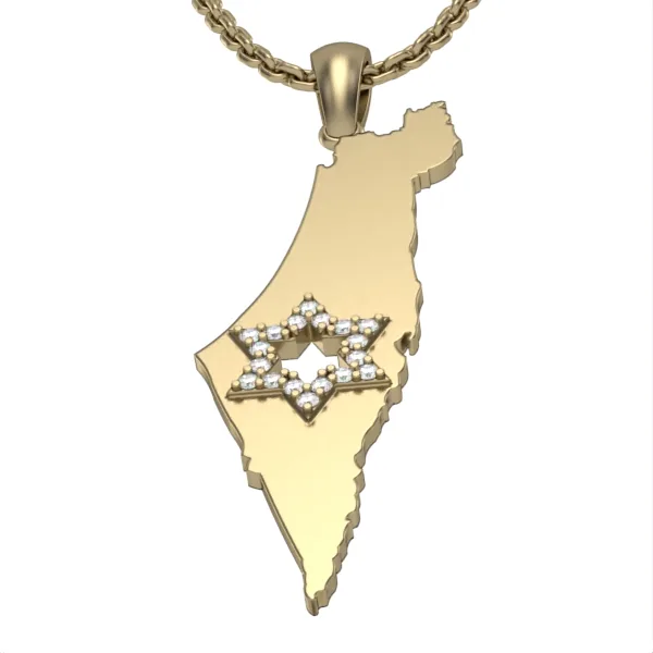 Diamond Pendant // Gold pendant // Natural diamonds // Lab diamonds // Model DP6 · 1