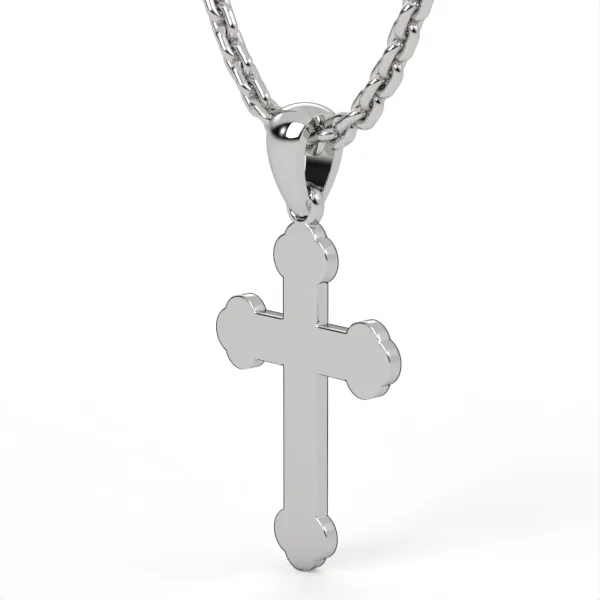 Gold Cross Necklace Elegant Minimalist Jewelry for Everyday Wear Spiritual Gift for Him or Her DP31 · 4