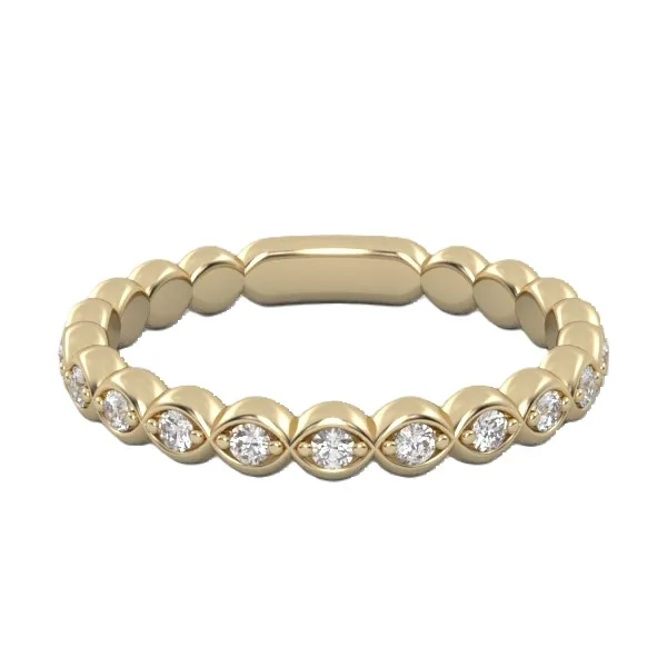 Diamond ring // Wedding gold ring // CVD diamond // Gift for women // Model WR17 · 2