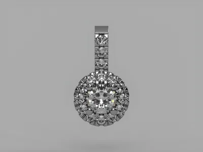 Diamond Pendant//Gold pendant//Natural diamonds//Lab diamonds//model DP9