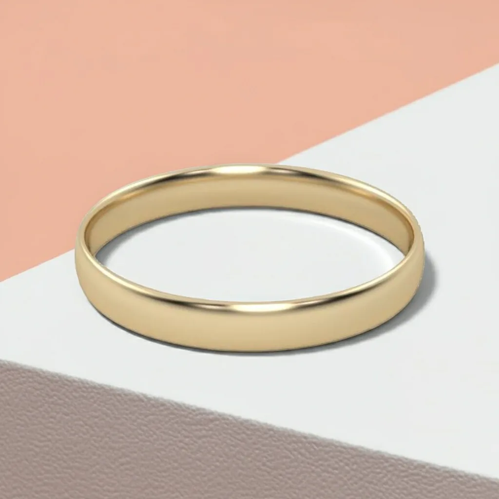 Gold ring // Wedding Ring // White gold // Roz gold // For men // For women // Model WR31 · 6